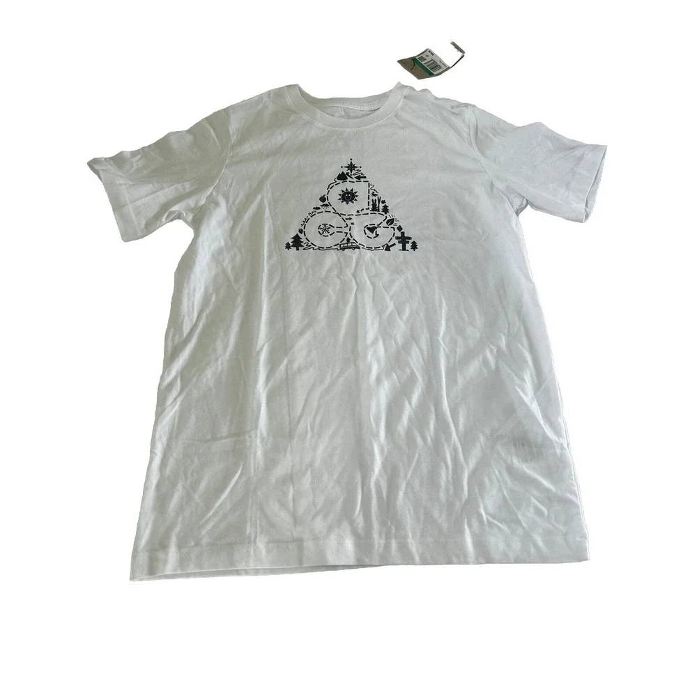 The Nike Tee Size XLarge Graphic Tee Kids White With‎ Logo New NWT Unisex BxMM